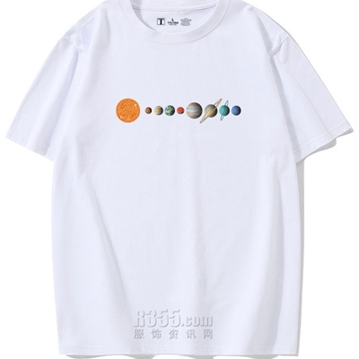 市场上装-T恤-微潮T恤