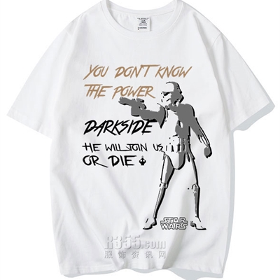 市场上装-T恤-微潮T恤