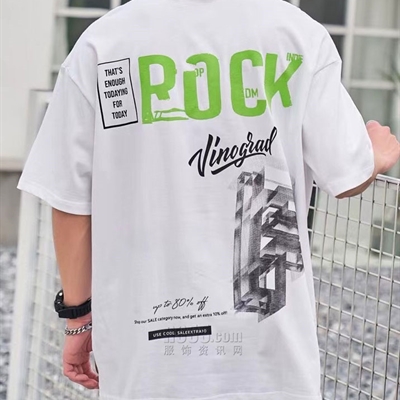 市场上装-T恤-微潮T恤