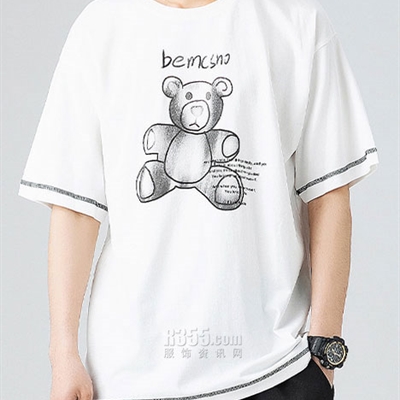 市场上装-T恤-微潮T恤