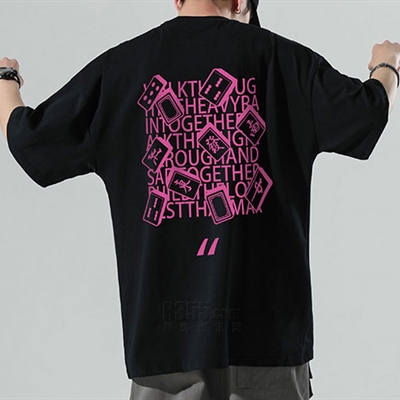 市场上装-T恤-微潮T恤