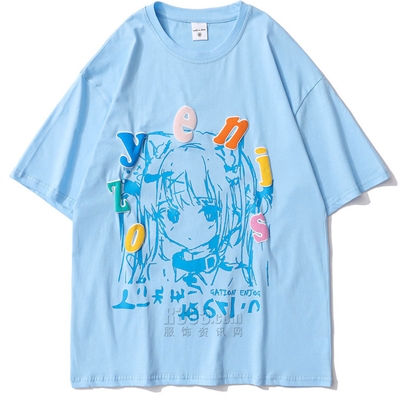 市场上装-T恤-微潮T恤