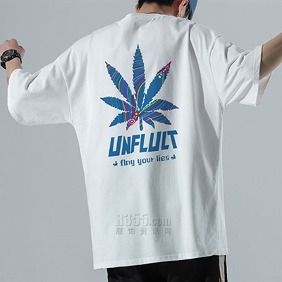 市场上装-T恤-微潮T恤