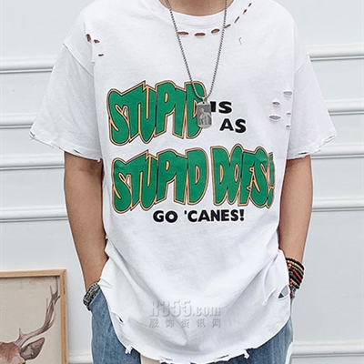 市场上装-T恤-微潮T恤