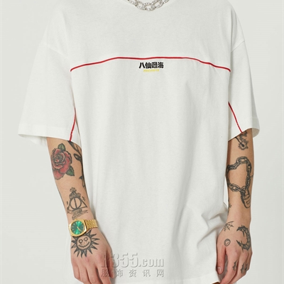 市场上装-T恤-微潮T恤