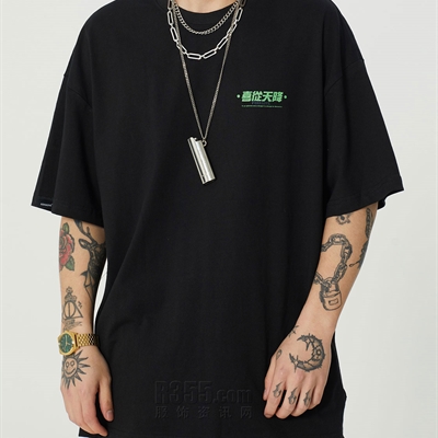 市场上装-T恤-微潮T恤