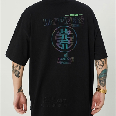 市场上装-T恤-微潮T恤