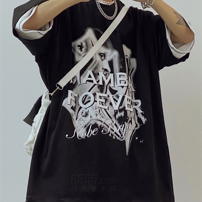 市场上装-T恤-微潮T恤