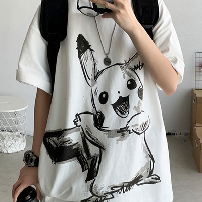 市场上装-T恤-微潮T恤