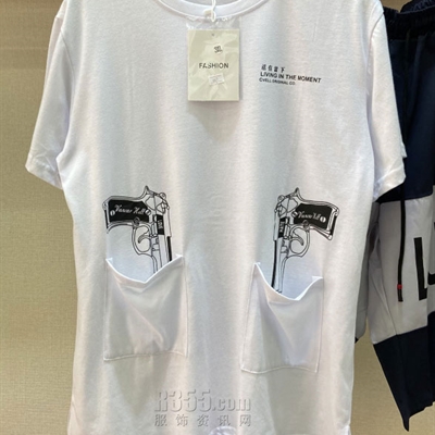 市场上装-T恤-休闲T恤【实拍】