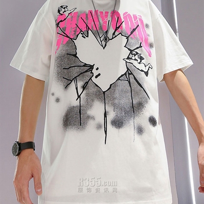 市场上装-T恤-微潮T恤