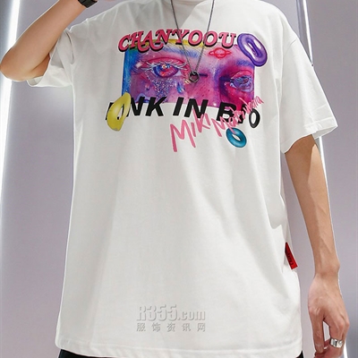 市场上装-T恤-微潮T恤