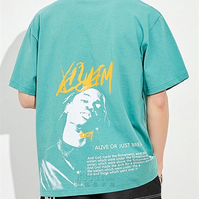 市场上装-T恤-微潮T恤