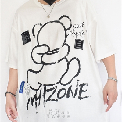 市场上装-T恤-微潮T恤