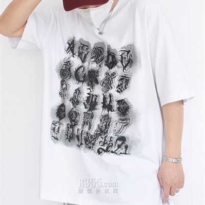 市场上装-T恤-微潮T恤