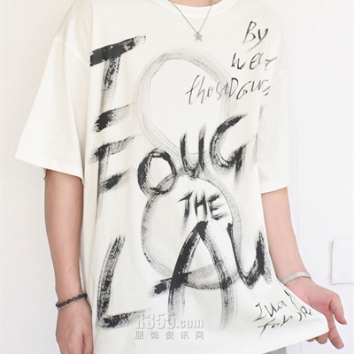 市场上装-T恤-微潮T恤