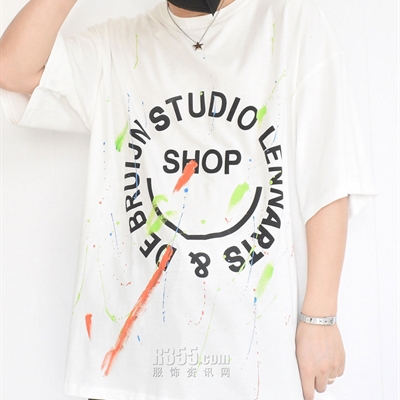 市场上装-T恤-微潮T恤