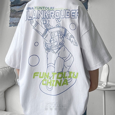 市场上装-T恤-微潮T恤