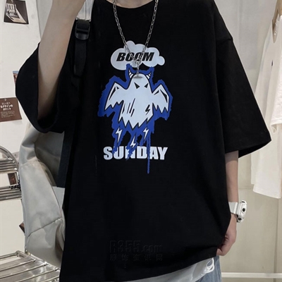 市场上装-T恤-微潮T恤