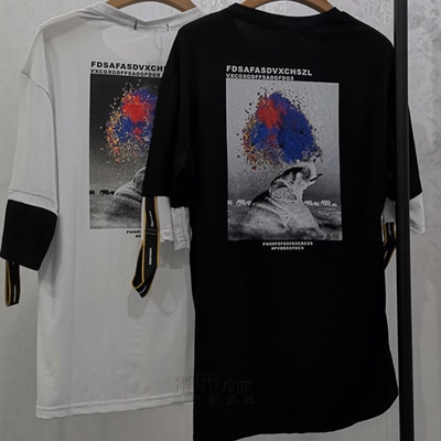 市场上装-T恤-微潮T恤【实拍】