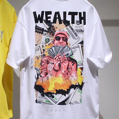 市场上装-T恤-微潮T恤【实拍】