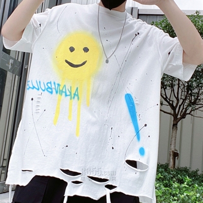 市场上装-T恤-微潮T恤