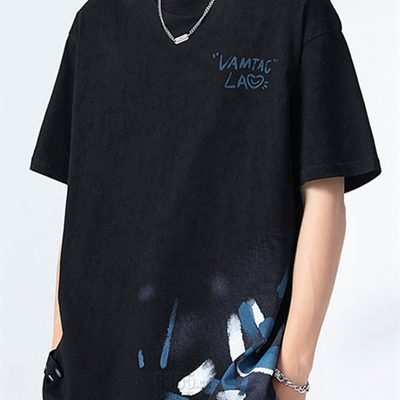 市场上装-T恤-微潮T恤