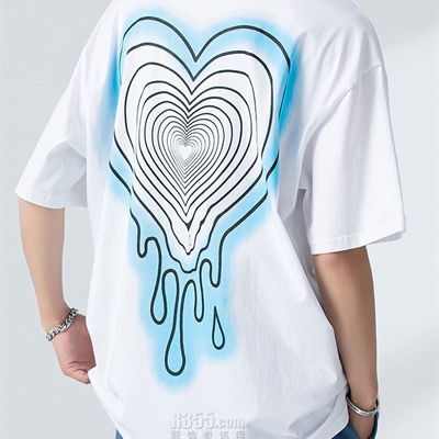 市场上装-T恤-微潮T恤