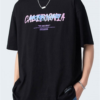 市场上装-T恤-微潮T恤