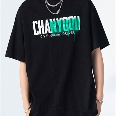 市场上装-T恤-微潮T恤