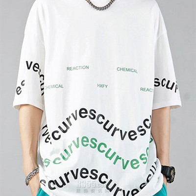 市场上装-T恤-微潮T恤