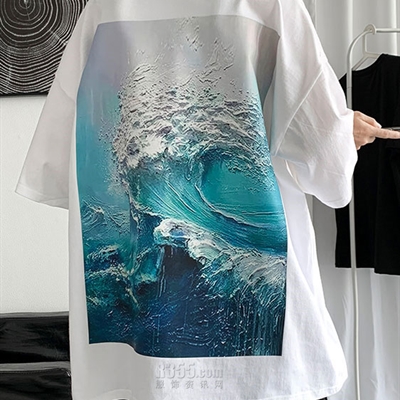 市场上装-T恤-微潮T恤