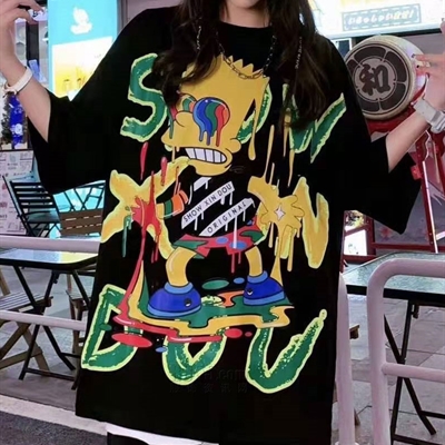 市场上装-T恤-微潮T恤