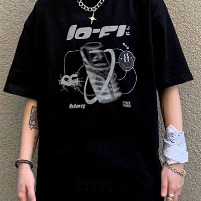 市场上装-T恤-微潮T恤