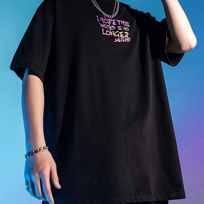 市场上装-T恤-微潮T恤