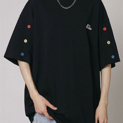 市场上装-T恤-微潮T恤