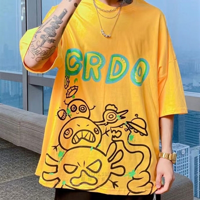 市场上装-T恤-微潮T恤