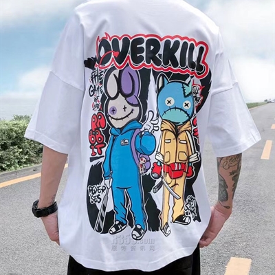 市场上装-T恤-微潮T恤