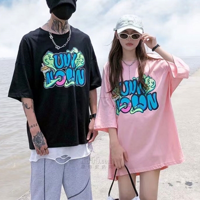 市场上装-T恤-微潮T恤