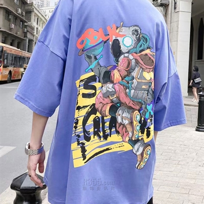 市场上装-T恤-微潮T恤