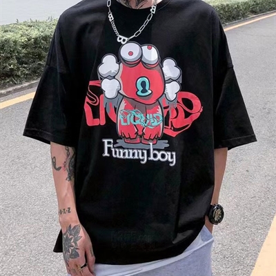 市场上装-T恤-微潮T恤