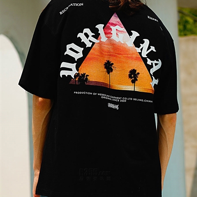 市场上装-T恤-微潮T恤