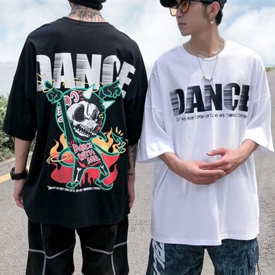 市场上装-T恤-微潮T恤