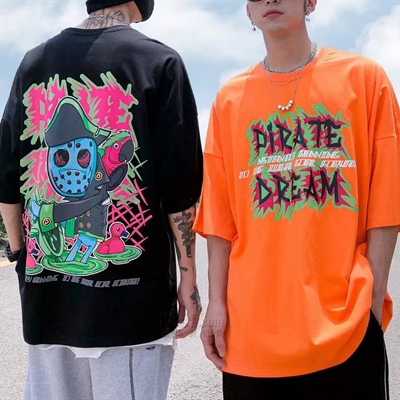 市场上装-T恤-微潮T恤