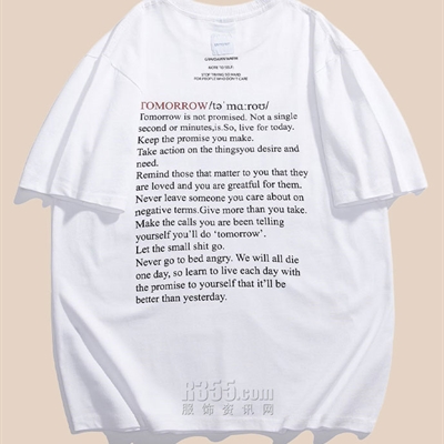 市场上装-T恤-休闲T恤