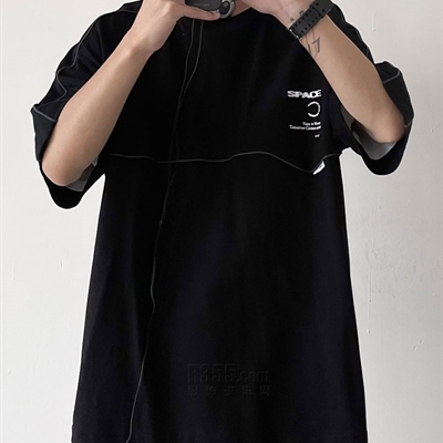 市场上装-T恤-微潮T恤