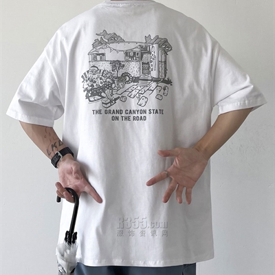 市场上装-T恤-休闲T恤