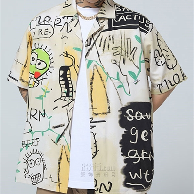 市场上装-衬衫-微潮衬衫