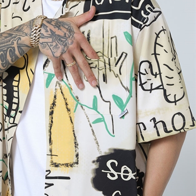 市场上装-衬衫-微潮衬衫