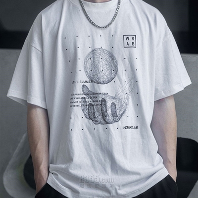 市场上装-T恤-微潮T恤